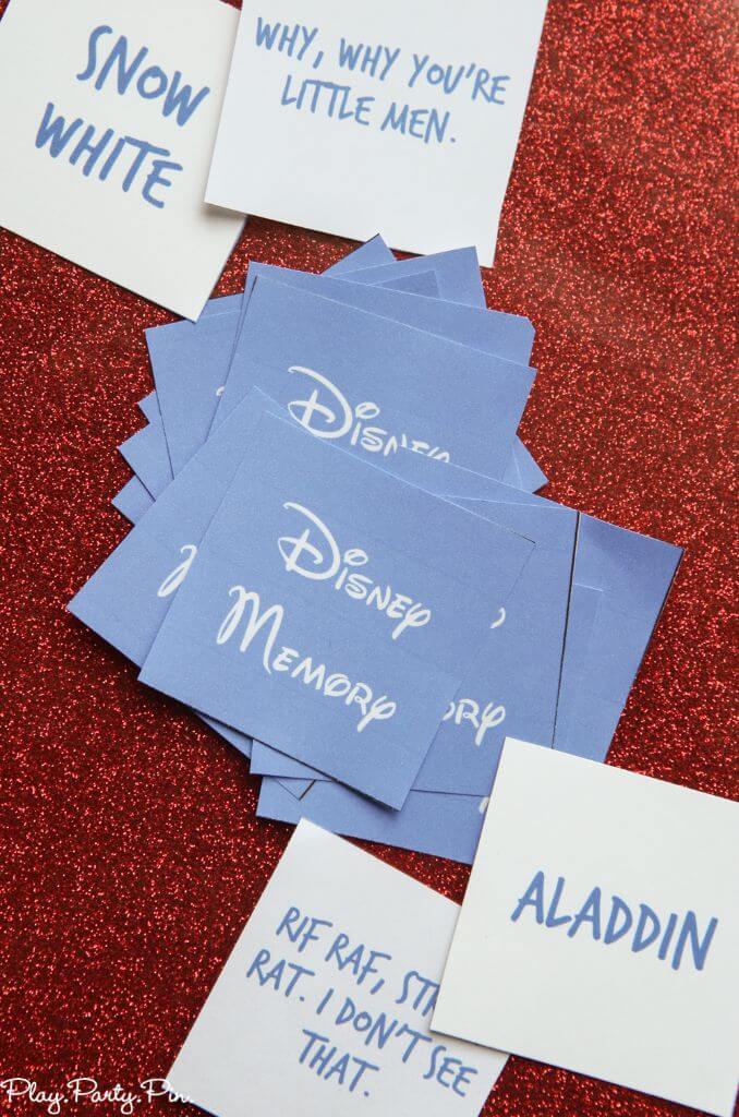 Free printable Disney matching game, so much fun for Disney lovers! Love playing this Disney memory game with my friends and my kids. 