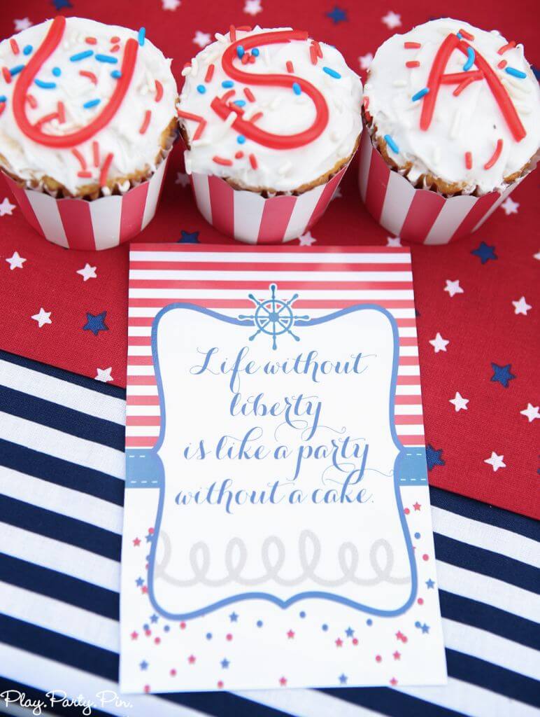 A nautical party is perfect for 4th of July! Use these nautical party ideas and 4th of July party ideas to throw the best red, white, and blue party ever!