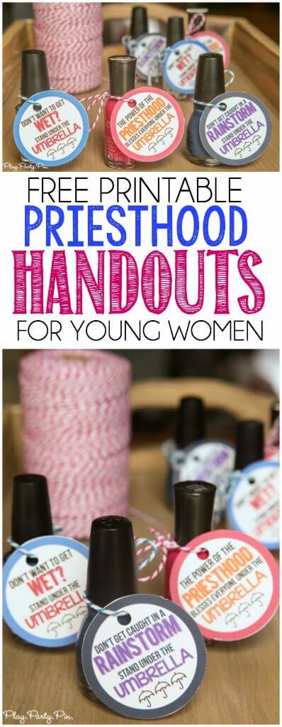 Cute priesthood lesson object lesson and priesthood handout idea to go with the object lesson. Great for come follow me June lessons on priesthood!