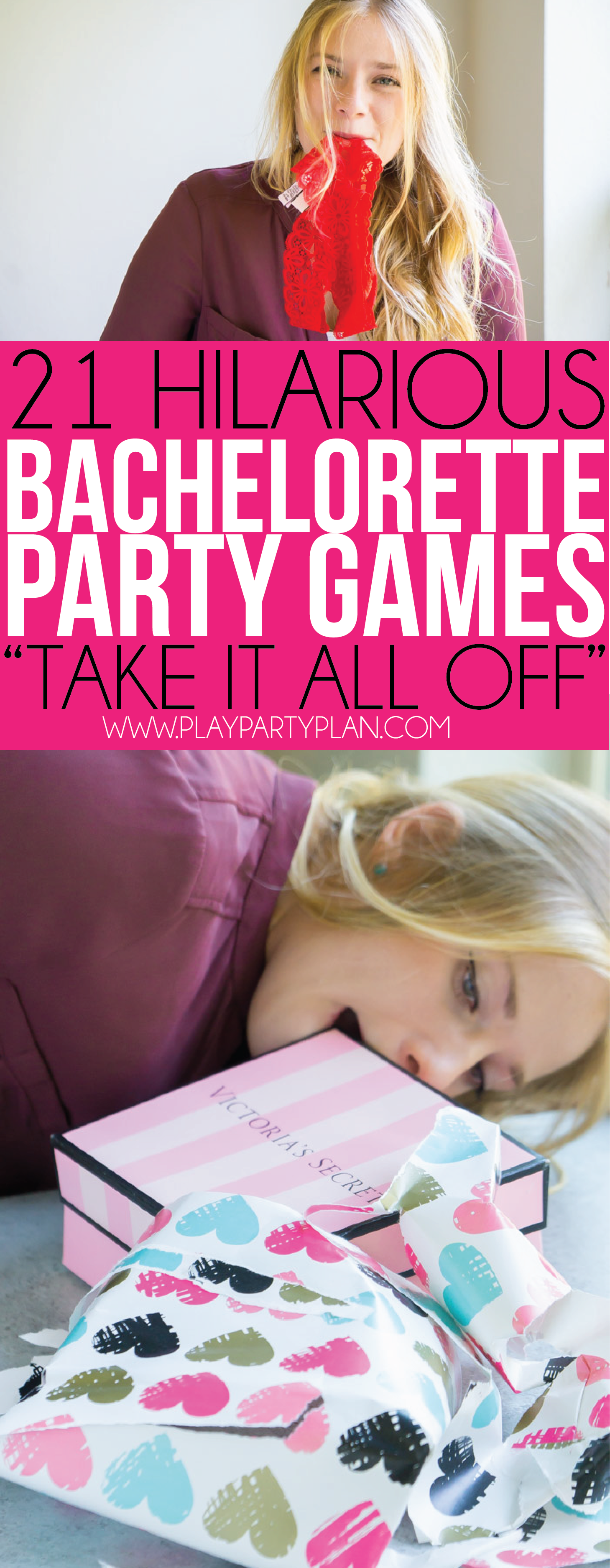 Take in all off in these fun bachelorette party games