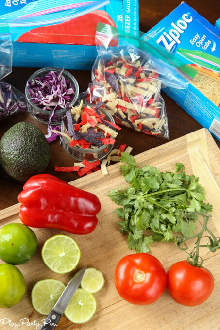 Easy southwestern chicken salad with cilantro lime dressing that's a great weeknight dinner or easy dinner recipe! 