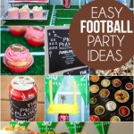 Tons of easy football party ideas that are perfect for this year's football season!