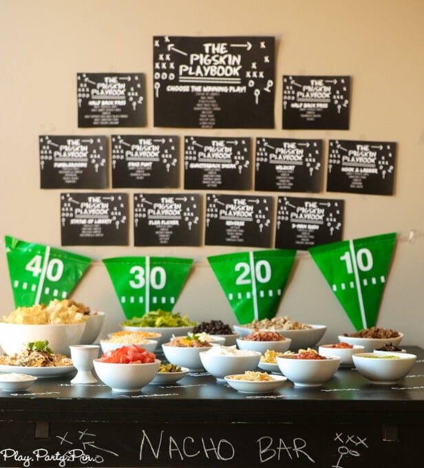 Diy Nacho Bar Free Printables Play Party Plan