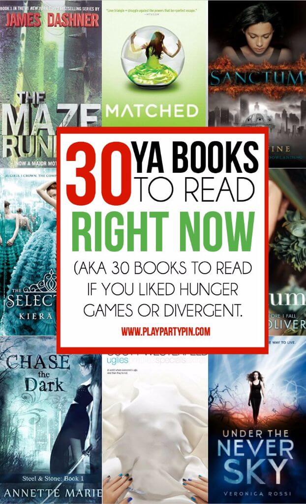 30 great young adult books like Divergent. Definitely must-reads if you liked Divergent or Hunger Games! Some of the best books to read this year. 