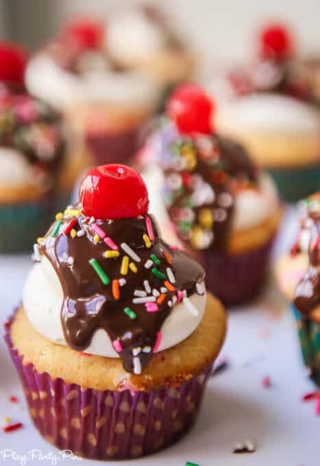 Ice cream sundae cupcakes are perfect for a keeping the sabbath day holy lesson!