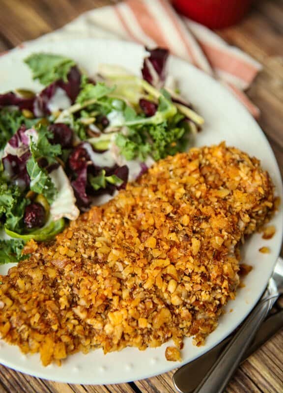 This easy almond chicken recipe is a great paleo dinner idea and perfect for someone looking for a delicious gluten-free dinner!