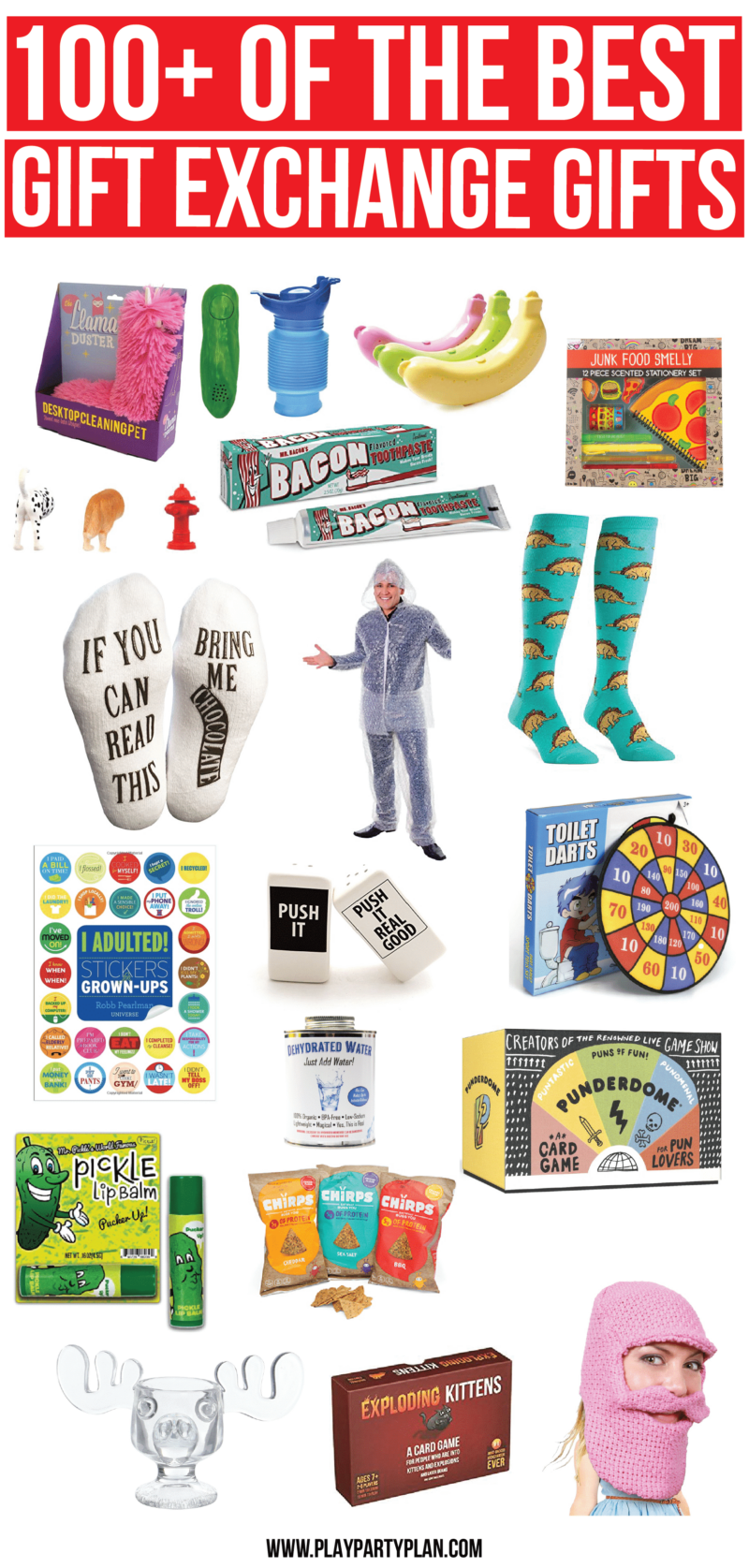100+ of the Best White Elephant Gifts & Other Gift Ideas Play Party Plan