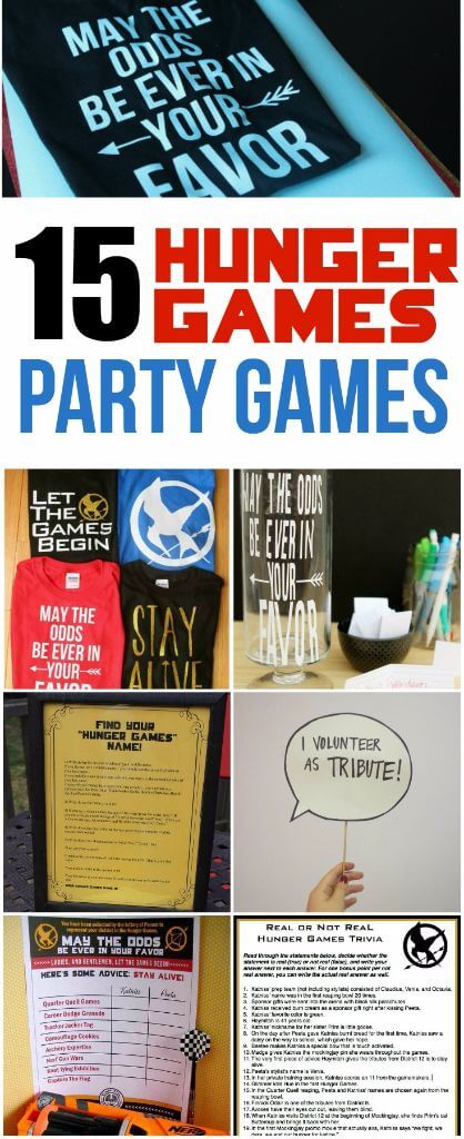 Like to pretend you’re Jennifer Lawrence or test how well you can guess who said what quotes from Hunger Games? Celebrate the release of Hunger Games Mockingjay Part 2 with these awesome Hunger Games party activities and party games. Everything from DIY crafts you can do as a group to Hunger Games quotes you can print out and decorate. And how amazing is that first idea? 