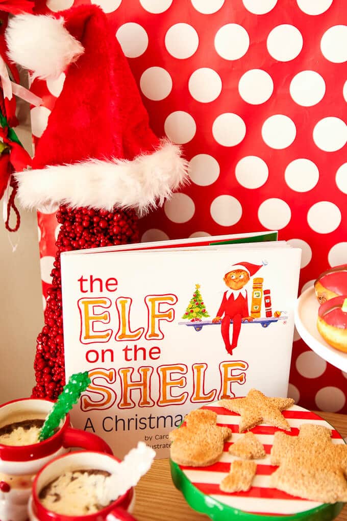 Need some fun Elf on the Shelf goodbye ideas? Love this Elf on the Shelf goodbye breakfast idea, complete with a printable Elf on the Shelf goodbye letter telling your kids to look for the party! Includes everything from fun food and Christmas ideas to Elf on the Shelf party games for kids, gift ideas, and other fun goodbye Elf on the Shelf ideas! I’m definitely doing this with my kids for Christmas this year! Love the candy cane catch game! 