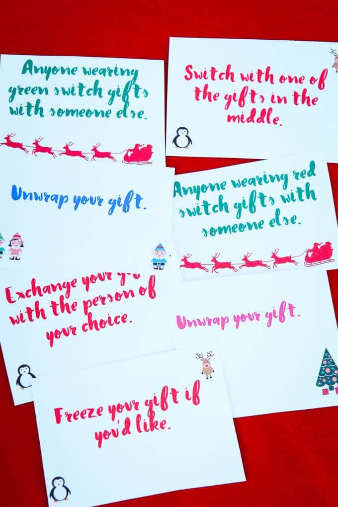 Christmas Gift Exchange Game Holiday Office Party Game