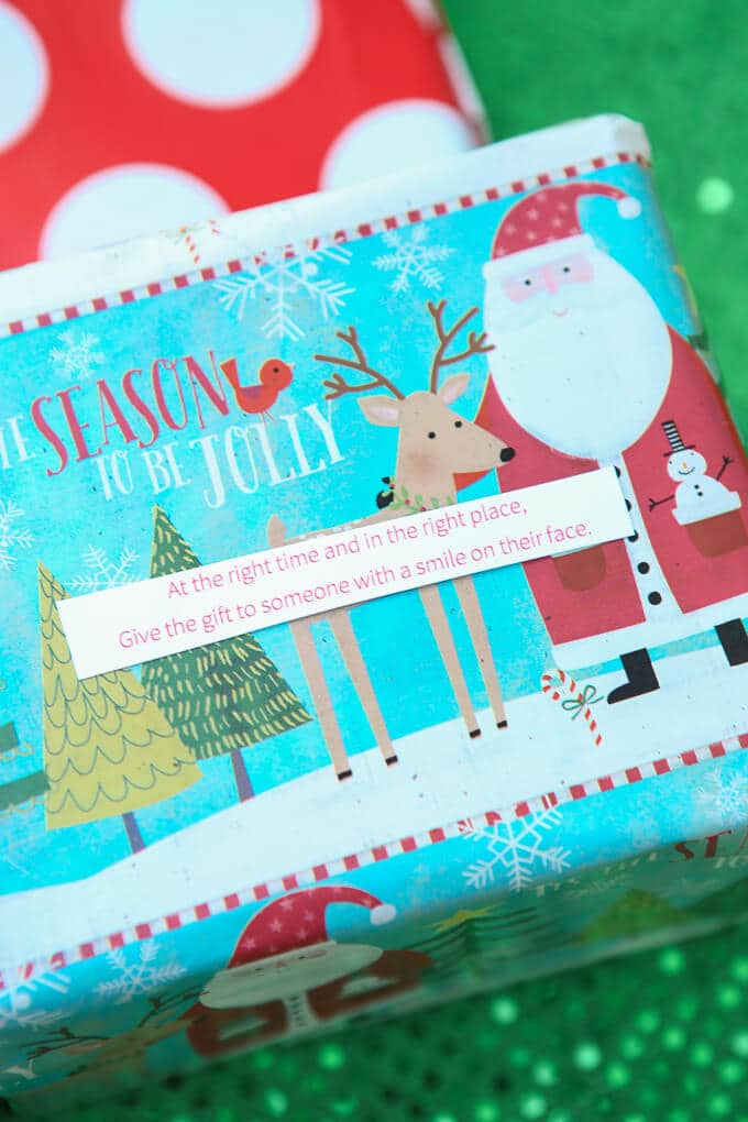 Pass the Present Gift Exchange Game - Life With Lovebugs