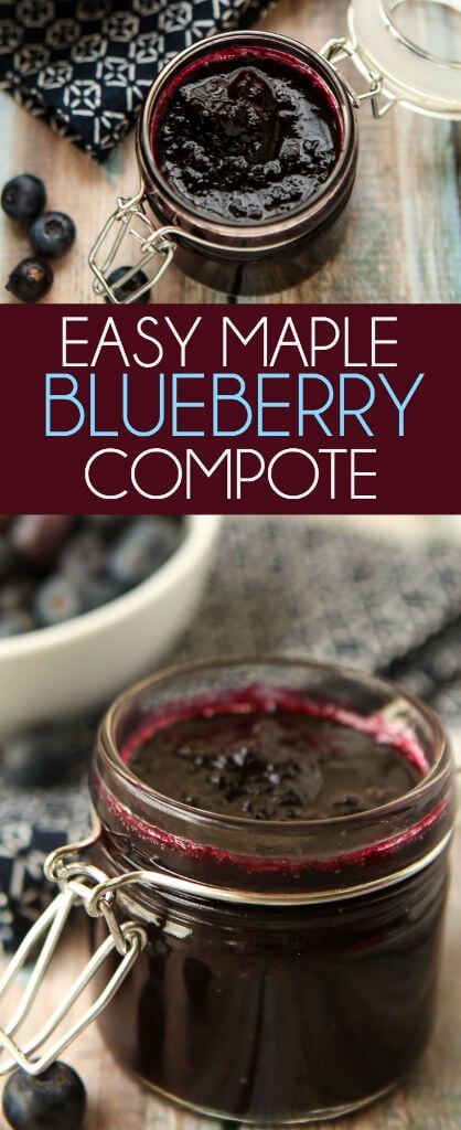 This maple blueberry sauce is the perfect topper for all of your breakfast recipes or even great for your favorite chicken recipes! 