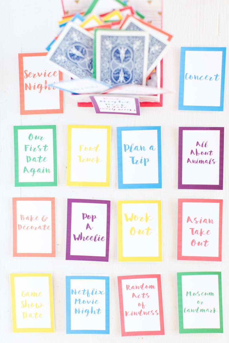 Free Printable Date Night Cards 150 Date Night Ideas Play Party Plan