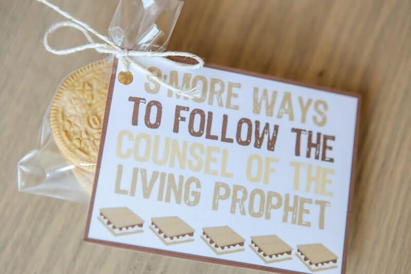 Fun come follow me lesson handout idea for teaching about following the prophet! And this blog has tons of other cute Come Follow Me lesson ideas and young women handout ideas!