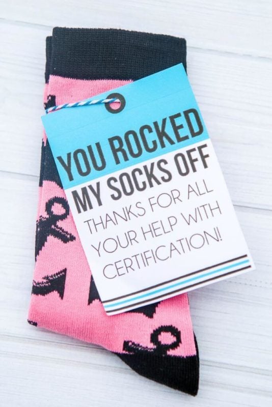 Free printable thank you tags that make the perfect girls camp pillow treat, YCL handout, or even just a fun teacher's gift or gift for someone else you want to thank!