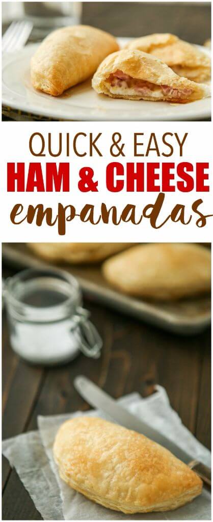 quick and easy ham and cheese empanadas that are perfect for a quick and delicious breakfast!