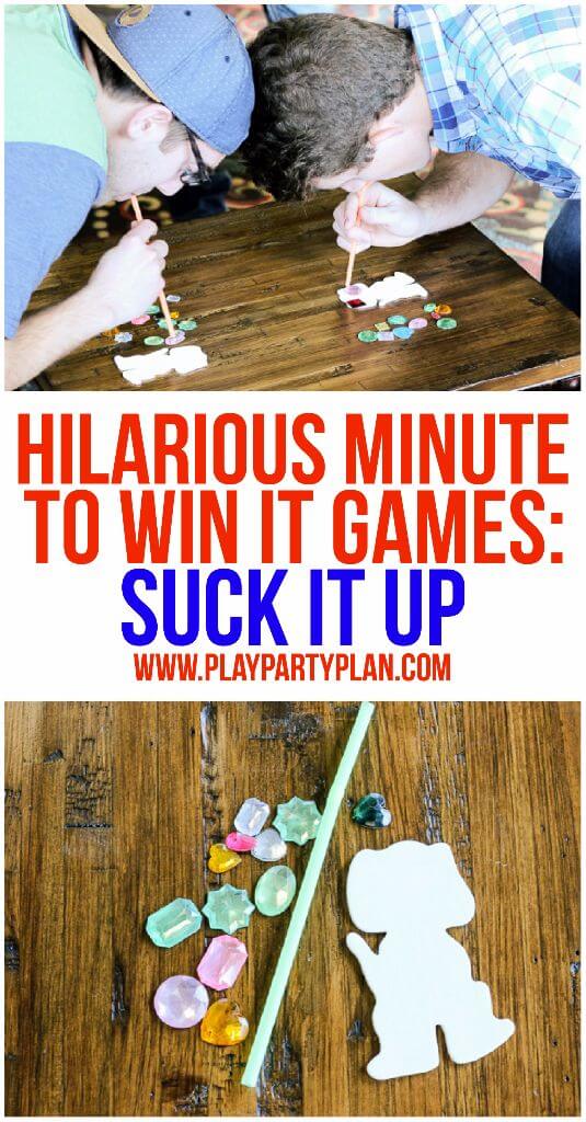 10 Awesome Minute to Win It Games - Happiness is Homemade