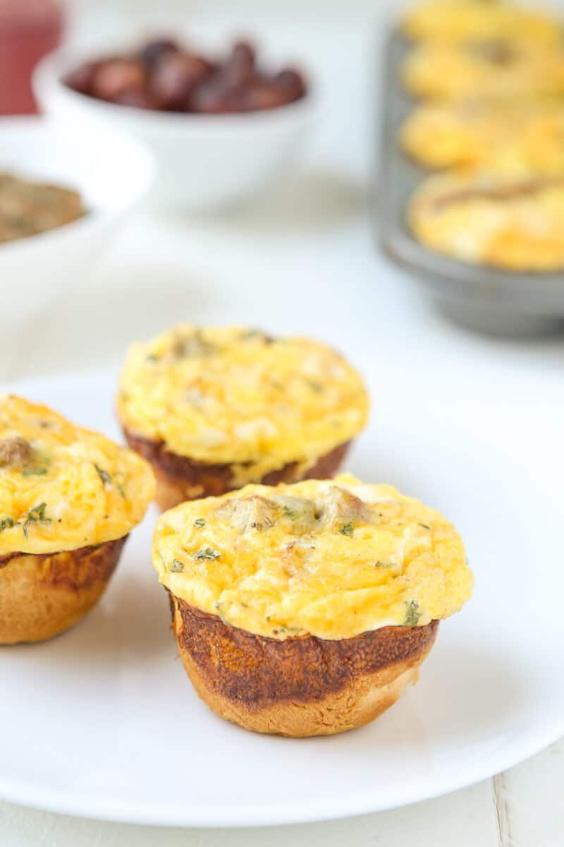 This easy sausage and egg muffin recipe combines your favorite breakfast flavors in a great make ahead egg muffin cups recipe that’s perfect for kids or adults. Make a bunch and stick them in the freezer then heat up throughout the week for a bit of protein in the morning! 