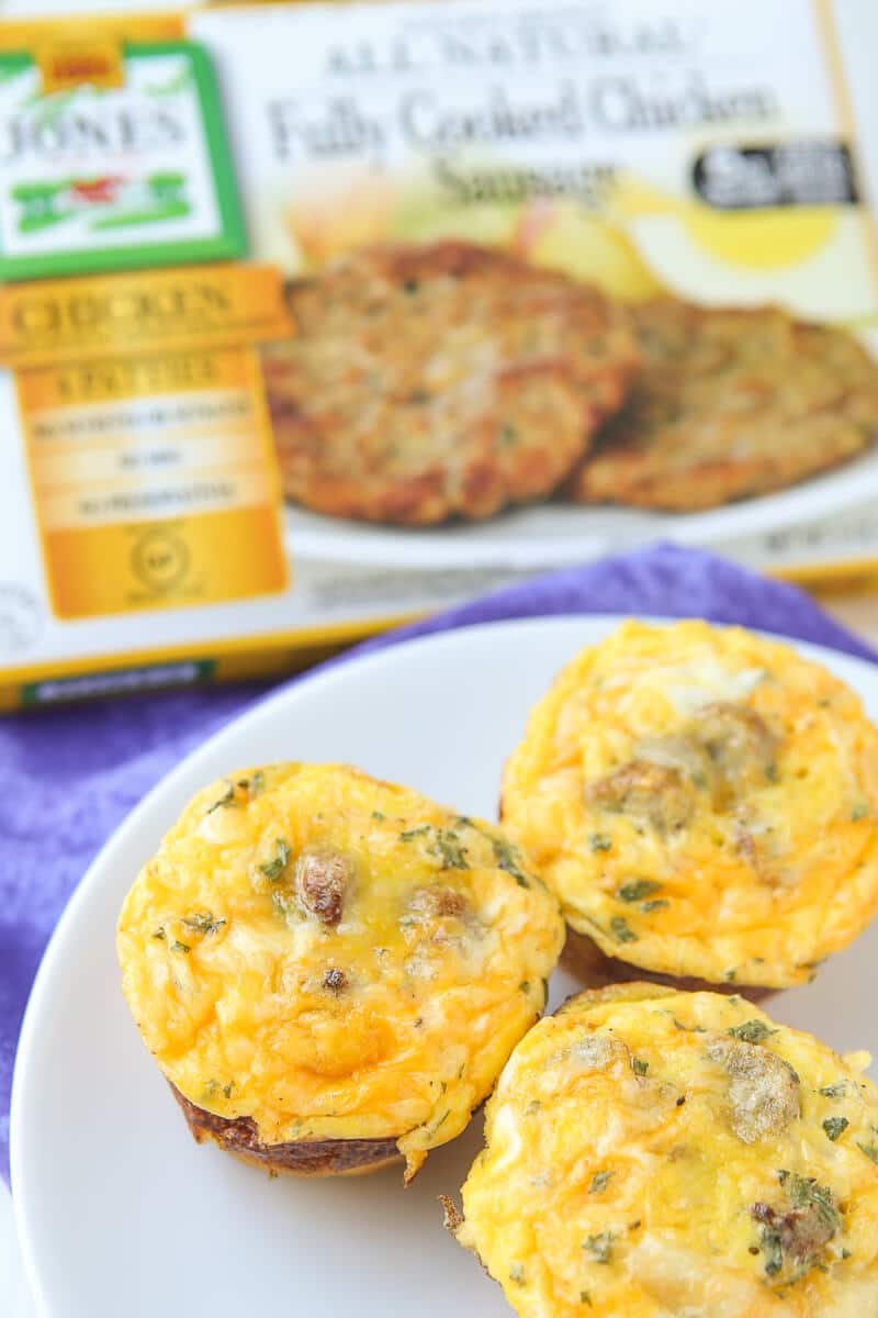 This easy sausage and egg muffin recipe combines your favorite breakfast flavors in a great make ahead egg muffin cups recipe that’s perfect for kids or adults. Make a bunch and stick them in the freezer then heat up throughout the week for a bit of protein in the morning! 