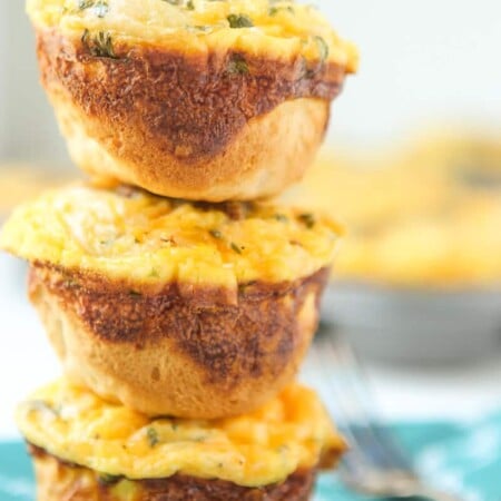 This easy sausage and egg muffin recipe combines your favorite breakfast flavors in a great make ahead egg muffin cups recipe that’s perfect for kids or adults. Make a bunch and stick them in the freezer then heat up throughout the week for a bit of protein in the morning!
