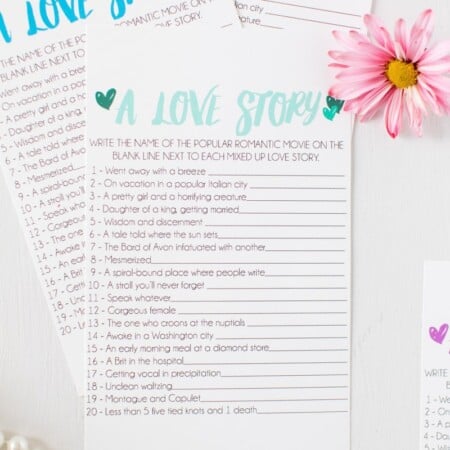 One of the best printable baby shower games out there