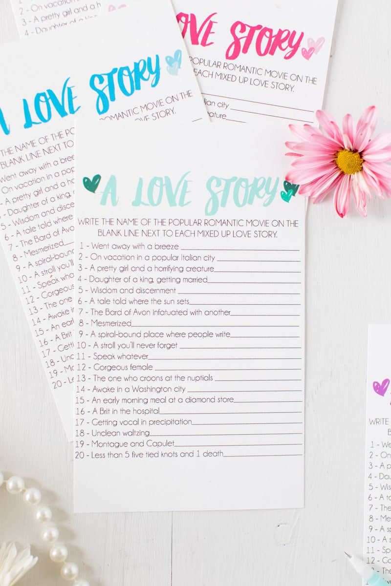 One of the best printable baby shower games out there