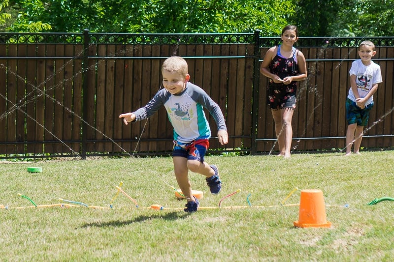 Fun water games to play in the sprinkler