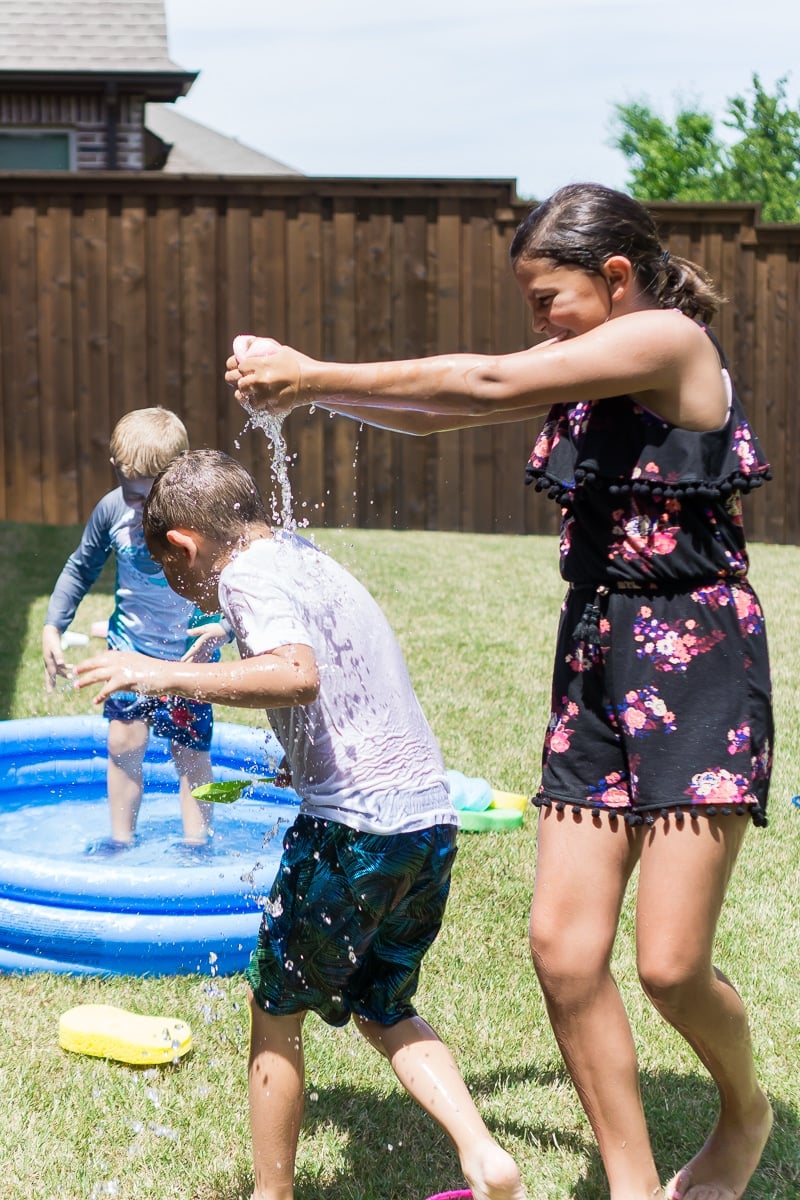 Water games just to get wet