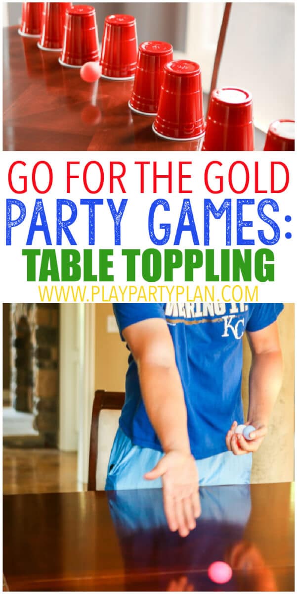 10 hilarious Olympics party games that are perfect for getting ready for the 2016 summer games in Rio! Fun for kids, for teens, and even for adults! Tons of simple minute to win it style activities that use things around the house. And for your winners? Chocolate Olympic medals! I can’t wait to try the household triathlon. 