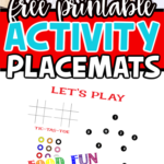 Free Printable Activitiy Placemats for Kids - Play Party Plan