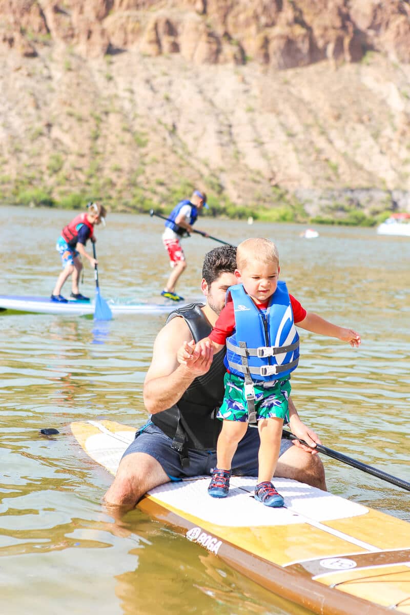 Paddle boarding is one of the most fun things to do in Phoenix