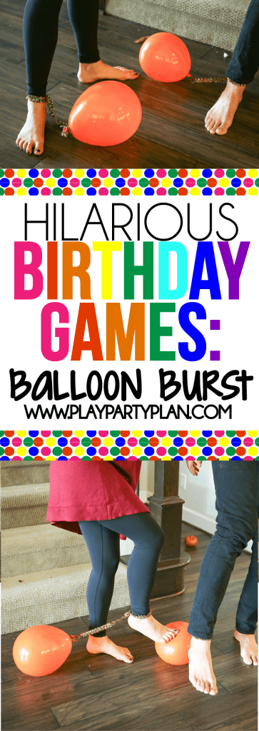 These hilarious birthday party games are great for teens and even for toddlers! Play them outdoor in the summer or indoor in the winter for one funny party! You could even try them with your tweens or for adults at a 50th birthday party. I can’t wait to try #3! 