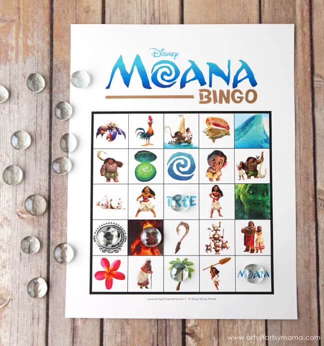 Moana-Bingo