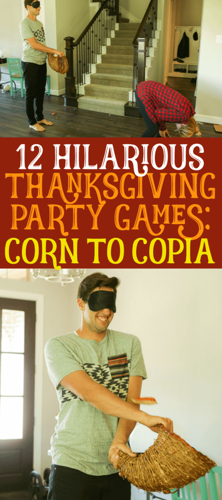 These 12 Thanksgiving games are not only funny, they’re perfect for any age - for kids, for teens, for adults, for family, and even for toddlers! Played in minute to win it style, you can DIY these quickly then play inside or outdoor. So skip the scavenger hunt and other activities and try these Thanksgiving party games this Thanksgiving instead. I know I will be! 