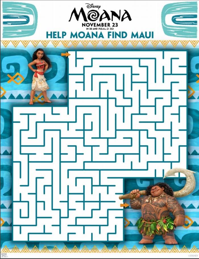 Three great free printable games inspired by Disney’s Moana! Perfect for a party with kids, for enjoying after watching the trailer, or really anytime! I love the memory matching game for kids!
