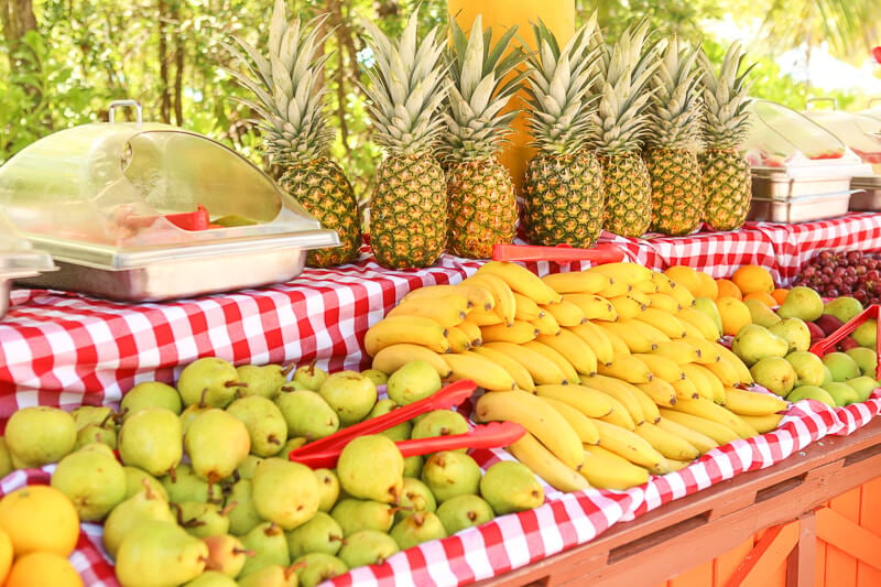 Fruit available at Disney Castaway Cay