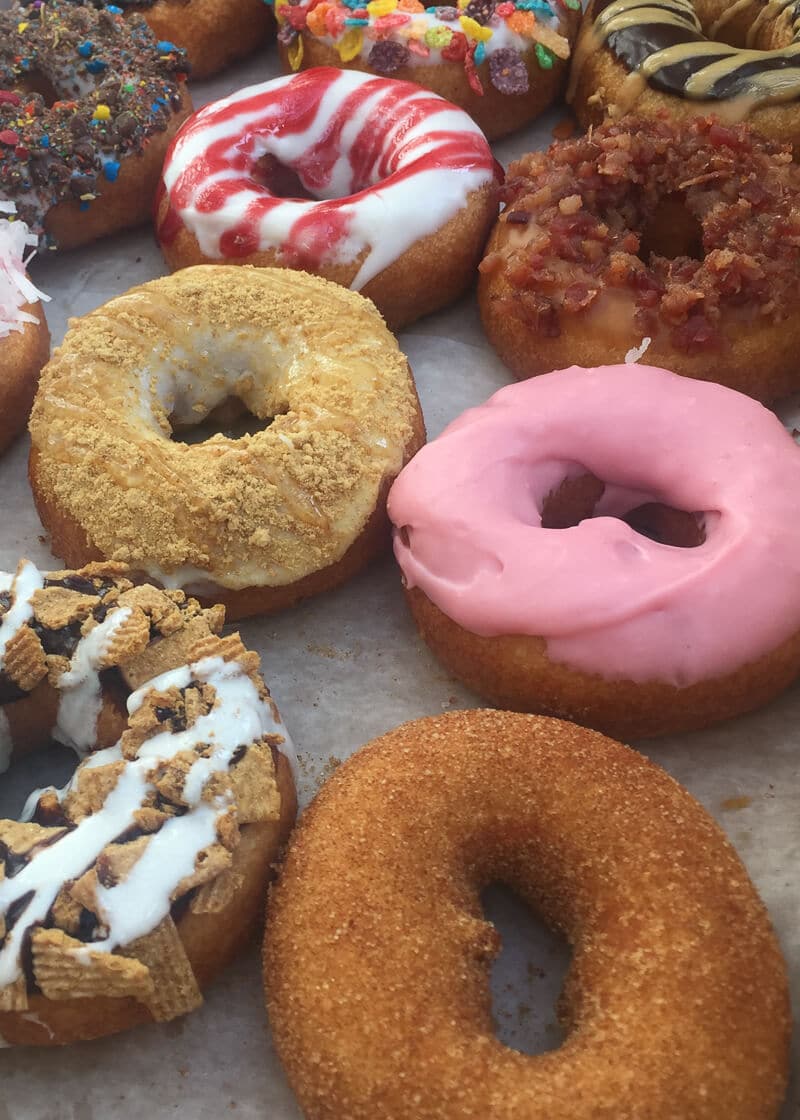 box of donuts from The Donut Experiment