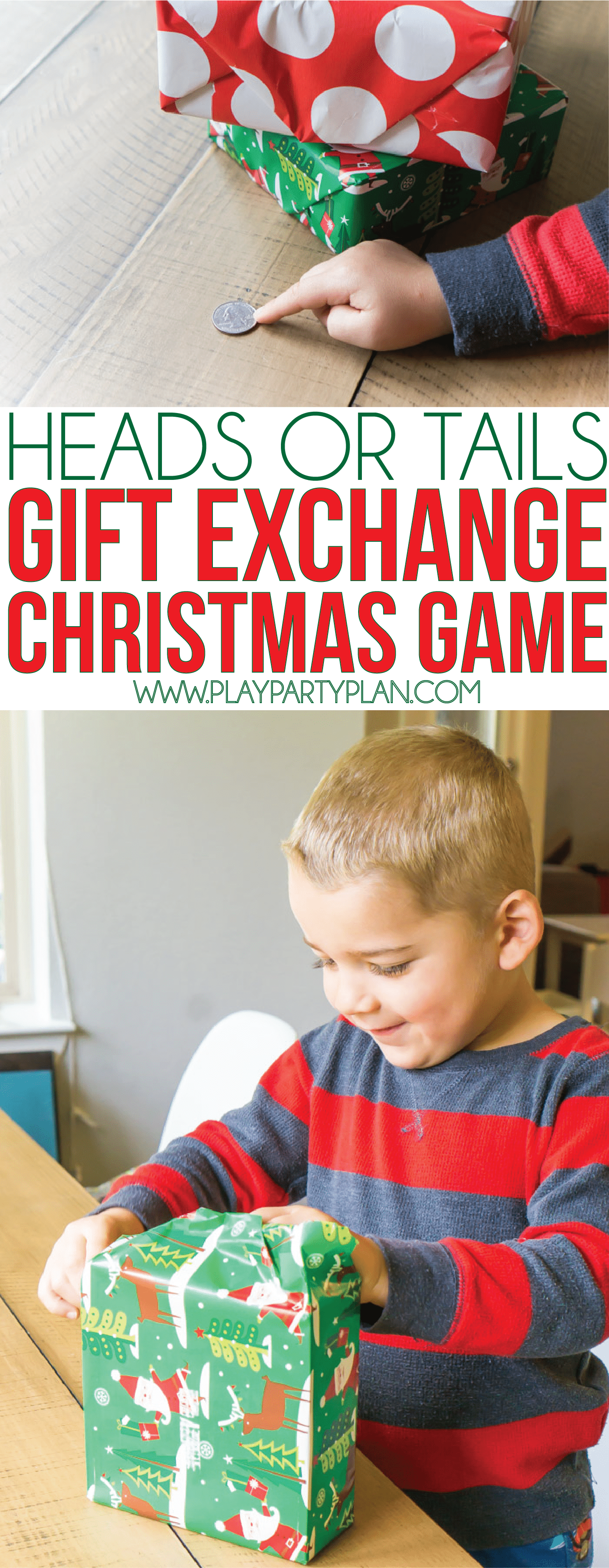 A Ridiculously Fun Heads or Tails White Elephant Gift Exchange Game