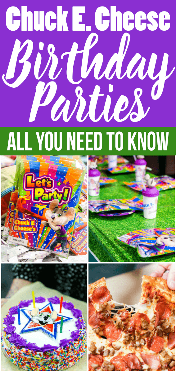 Everything you need to know about planning a Chuck E. Cheese birthday party!
