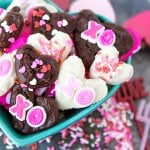 These easy chocolate truffles are homemade, healthy, and the perfect gourmet Valentine’s Day gift. Make the recipe with dark, white, or milk chocolate - it doesn’t matter, it’s still delicious. These look so good!