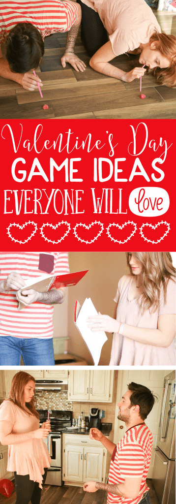 These chick flick inspired Valentine’s Day party games for adults aren’t just for adults. The games are great for teens, for kids, for fun in the classroom, or even for an anti Valentines Day party! They’re minute to win it inspired and only require simple things like notebooks and ping pong balls! I love these party ideas! 