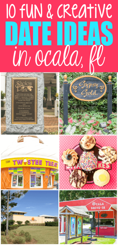 The best date night ideas and activities in Ocala, Florida! Perfect for celebrating Valentine's Day, an anniversary, or just a weekly date night out!