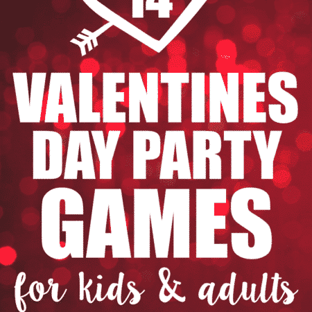 14 hilarious minute to win it Valentine’s Day party games that are great ideas for adults, for kids, for teens, and even for playing in the classroom! I love the idea of having an anti Valentines day party and playing these non-romantic games with friends for a little fun!
