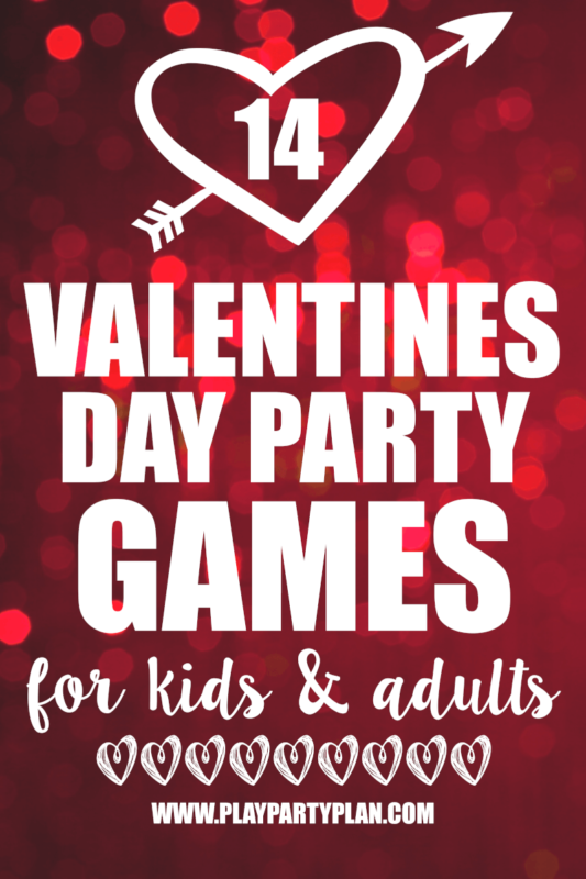 14 hilarious minute to win it Valentine’s Day party games that are great ideas for adults, for kids, for teens, and even for playing in the classroom! I love the idea of having an anti Valentines day party and playing these non-romantic games with friends for a little fun!