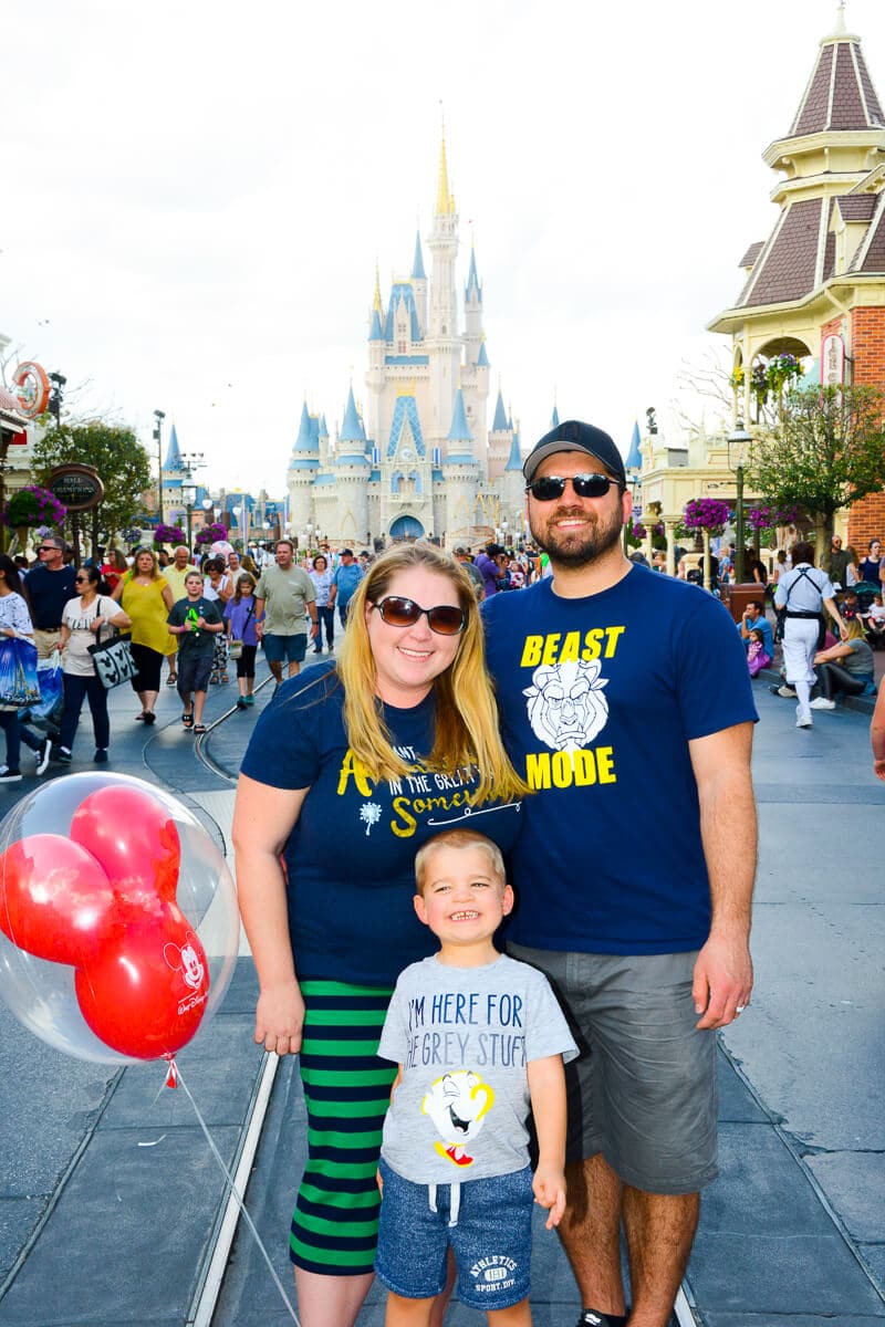 These easy DIY Beauty and the Beast shirts are perfect for a trip to Disney, for a Beauty and the Beast party, or to wear to the new Beauty and the Beast movie! With Belle, Chip, and Beast options there's something for couples, for kids, and for women who want to be like Belle!