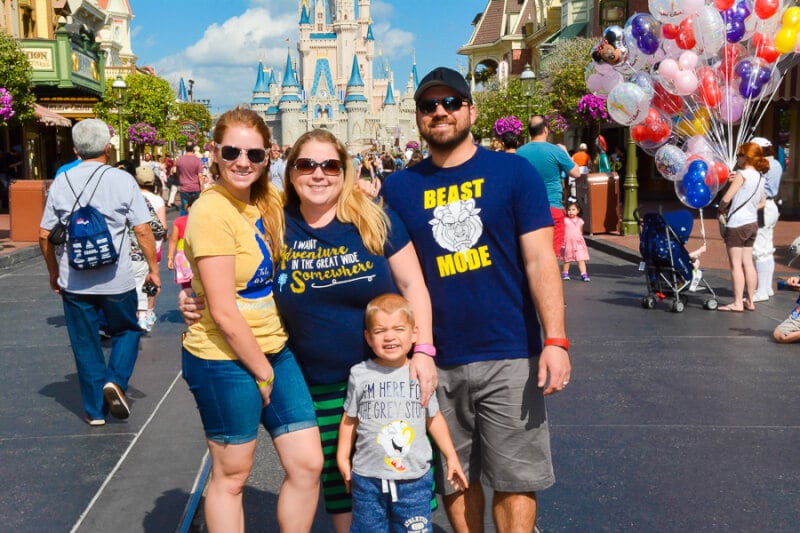 These easy DIY Beauty and the Beast shirts are perfect for a trip to Disney, for a Beauty and the Beast party, or to wear to the new Beauty and the Beast movie! With Belle, Chip, and Beast options there's something for couples, for kids, and for women who want to be like Belle!