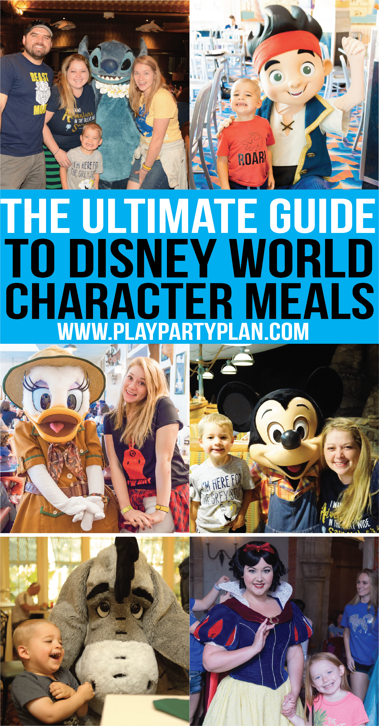 Everything you need to know about Disney character dining at Disney World! Tips for families with young kids, best meals for boys, which restaurants to do dinners or breakfast and more! Updated for 2018!