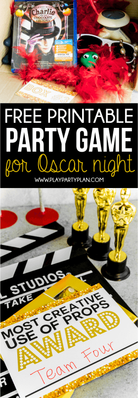 Love these fun Oscar party ideas! The out of the box movie party game sounds like so much fun!