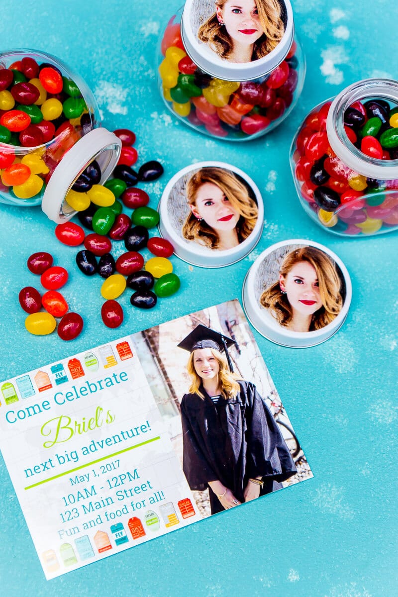 Picture perfect graduation party decorations to celebrate your graduate in the best way! Love how they incorporated photos into the graduation party food, graduation party games, and more!