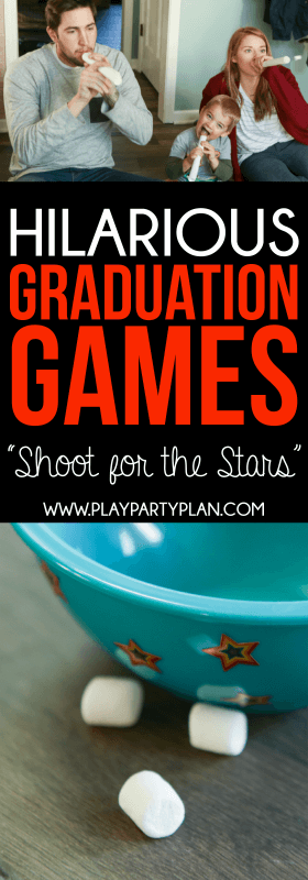 Looking for things to do at a graduation party? These graduation party games are some of the best ideas ever! They’re perfect for college, high school, or even an 8th grade graduation party! We are definitely trying out these fun minute to win it games at our 2017 graduation party!